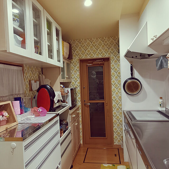 ERIの-送料無料！カントリー調・レンジボード・食器棚・モイス・キッチン収納・国産品の家具・インテリア写真