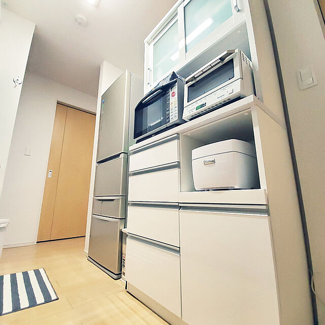 nanohaのニトリ-キッチンボード(シャロー90KB45 WH) の家具・インテリア写真