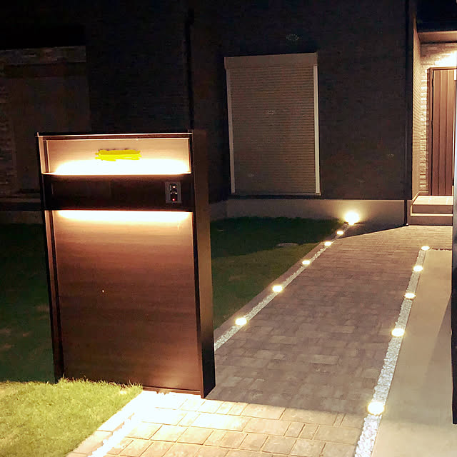 rihimaruのOtdair-ソーラーグラウンドライト 埋め込み式 ソーラーライト 屋外 ガーデニング ip65防水 ステンレス鋼+プラスチック素材 ガーデン、庭、芝生、公園に適う アウトドア用ライト 12個セットの家具・インテリア写真