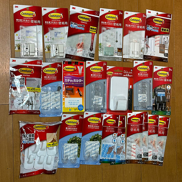 mizucchiのスリーエムジャパン株式会社-コマンドフック 壁紙フォトクリップ ホワイト CMK-SC01Sの家具・インテリア写真