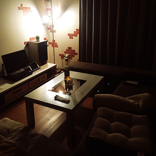 Teruのニトリ-ボルスター(コーディG) の家具・インテリア写真