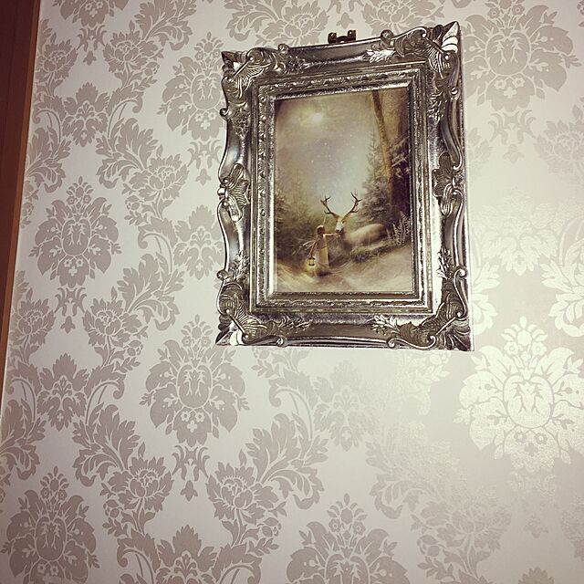 emmyyの-クラシックの壁紙 【オータムセール】輸入壁紙 ドイツ製 ラッシュ 「Sophie Charlotte」1ロール(53cm×10m)単位で販売フリース壁紙(不織布) ダマスクの壁紙クラシックの壁紙の家具・インテリア写真