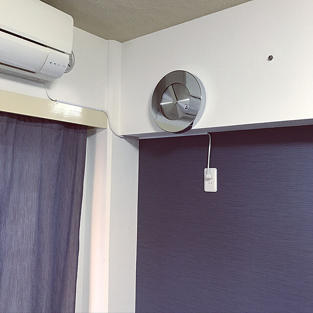 KKのスパイス-スパイス 壁掛け時計 エッジ フューチャリスティック ウォールクロック 30cm シルバー TELR1010SVの家具・インテリア写真