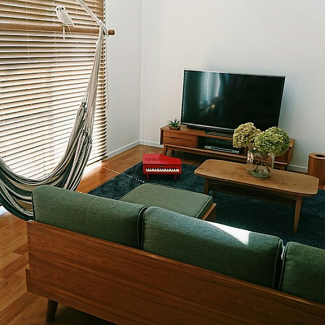 jooooooo_kunの無印良品-綿麻カットパイルラグ／生成の家具・インテリア写真