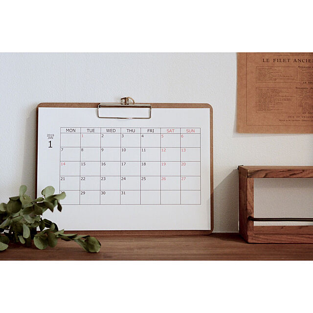 chocotto_roomの-2019年10連休対応 オーダメイドカレンダーの家具・インテリア写真