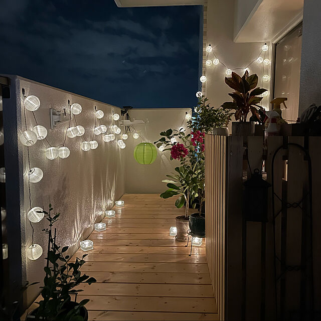 ikkaのイケア-SOLARVET ソラールヴェート LEDライトチェーン 全24球の家具・インテリア写真