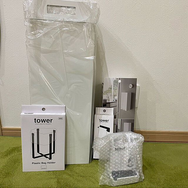 TON23の山崎実業-山崎実業 ツーウェイレジ袋ストッカー タワー towerの家具・インテリア写真