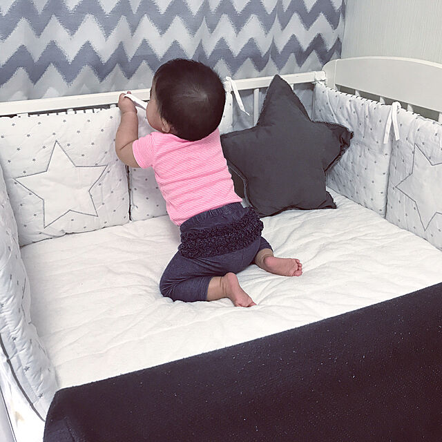 hula0522のEnerhu-[Enerhu]ベッドバンパー 赤ちゃん ベッドガードベビー ベット ガード ベッド 洗える 組み合わせ ベット ガード 多機能 半周タイプ 出産お祝いの家具・インテリア写真