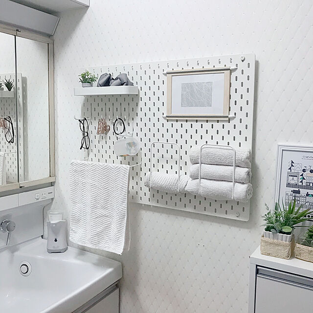 pannalのイケア-IKEA SKADIS スコーディスペグボード, ホワイト903.216.19【メール便不可】の家具・インテリア写真