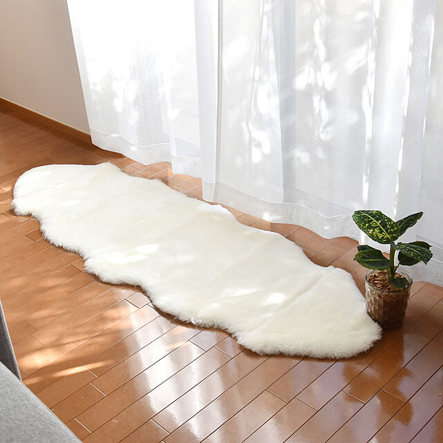 livingfineの丸八真綿-洗える短毛ムートン 2匹サイズの家具・インテリア写真