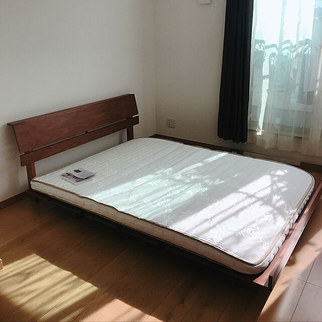 ohr0924のニトリ-シングル/セミダブルベッドフレーム(フレイ MBR) の家具・インテリア写真