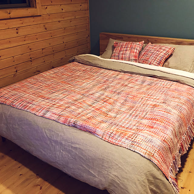 macoの-ベッド folk／NA クイーンサイズ フレームのみ ベッドフレーム ナチュラル 西海岸 モダン 北欧 木製 無垢 送料無料の家具・インテリア写真