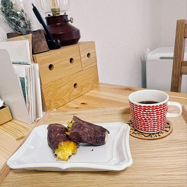 yuzusakuraの無印良品-無印良品 パイン材テーブル・折りたたみ式 幅80×奥行50×高さ70cm 18499441の家具・インテリア写真