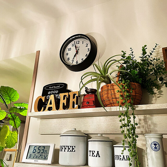 yoppyのダルトン-壁掛け時計 ダルトン ウォールクロック S426-207 直径21cm コンパクト シンプル レトロ アメリカンヴィンテージ調の家具・インテリア写真