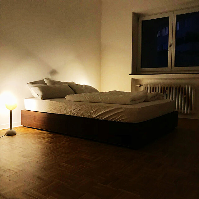 Mugiの無印良品-収納ベッド・ダブル・ウォールナット材の家具・インテリア写真