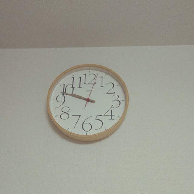 micchiのLemnos-掛け時計 AY clock RC Lemnos レムノス 電波時計 日本製 壁掛け時計 北欧の家具・インテリア写真