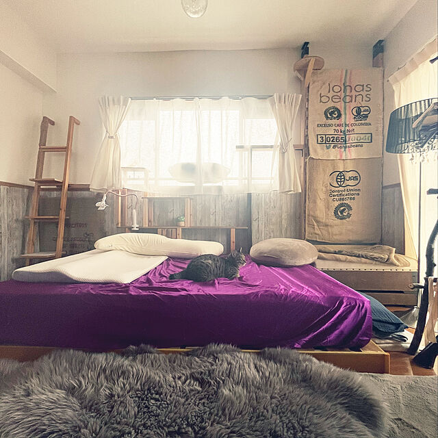 Mの-王様の抱き枕 Ｌサイズ アイボリー （専用カバー付） W40×D20×H140cmの家具・インテリア写真