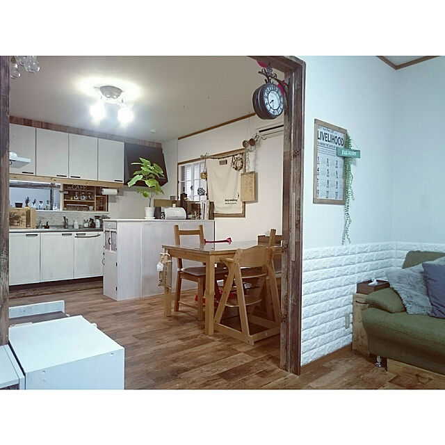 Lilyの-クッションフロア 土足対応 木目 パイン シンコール 2.3mm厚 182cm巾 S1615 S1616の家具・インテリア写真