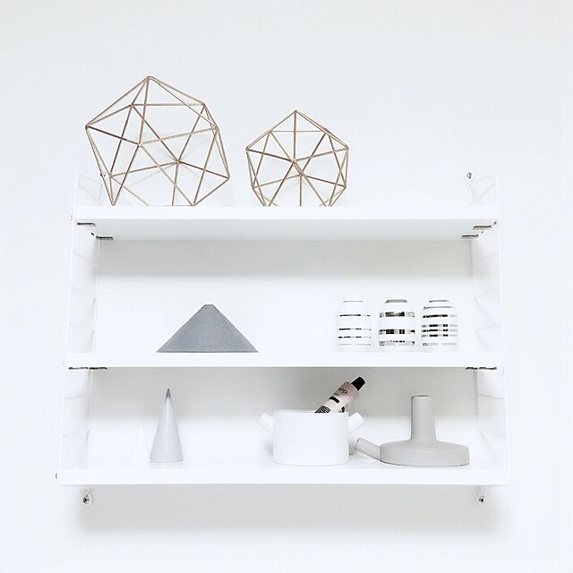 Mi-naHiの-Icosahedron Frame Lsize/イコサヒードロンフレームLサイズ【フレームオブジェ　テラリウム　モビール　エアプランツ　カフェ　北欧　雅姫】の家具・インテリア写真