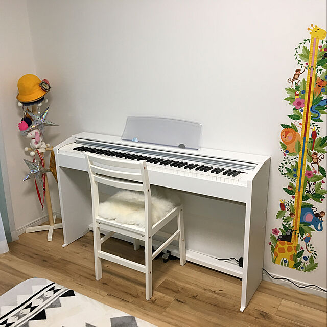 taigamamaの-カシオ 電子ピアノ Privia スタイリッシュモデル ホワイトウッド調 PX-770WE [PX770WE]【MAAP】の家具・インテリア写真