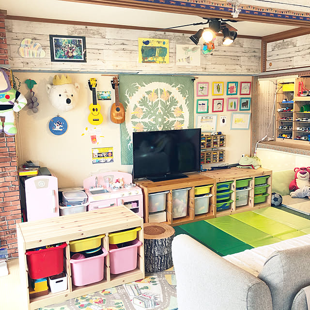 sachikoの-コストコ KidKraft キッドクラフト ピンク レトロ キッチン ＆ 冷蔵庫 ままごと #53160 COSTCOの家具・インテリア写真