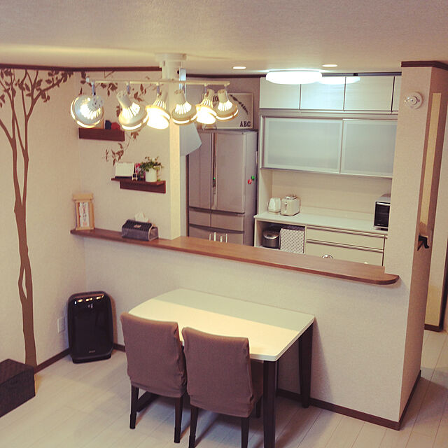 Mireiの-綾野製作所　幅180cm　食器棚　キッチンボード　ステラ　TH-色180P　TK-色180P　TH-色180PZ　TK-色180PZ（上置き）　の家具・インテリア写真
