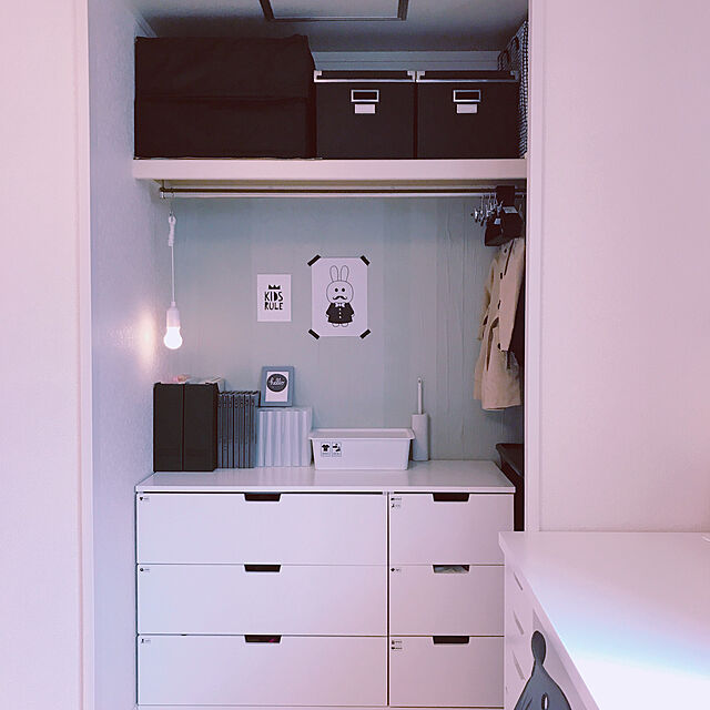 yukariのイケア-【IKEA Original】SKUBB-スクッブ- 収納ケース ブラック 44×55×19 cmの家具・インテリア写真