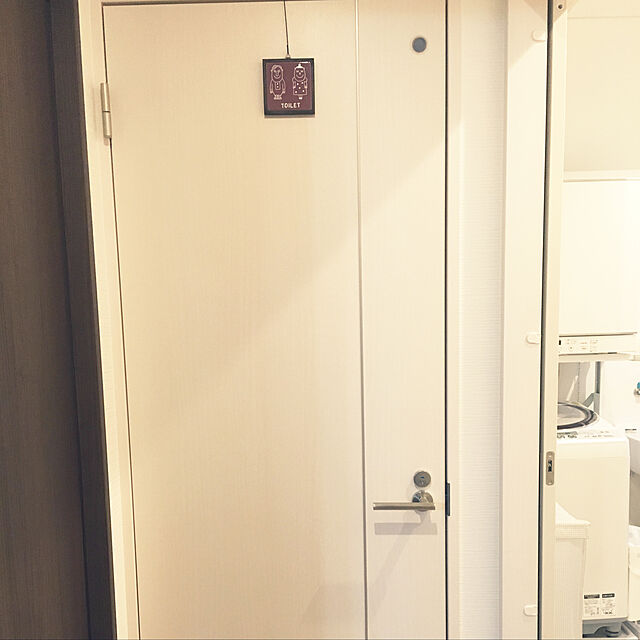 natukoの-トイレ サインプレート holiholi×工房「羅針盤」標識 看板 目印　Toilet Signトイレマーク トイレサインの家具・インテリア写真