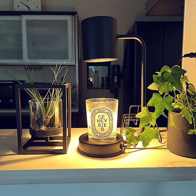 miniのGaUmiME-GaUmiME キャンドルウォーマーランプ タイマー付き キャンドルウォーマー 調光機能 電球付き アロマウォーマー アロマウォーマーランプ 間接照明 アロマバーナー プレゼント (ブラック)の家具・インテリア写真
