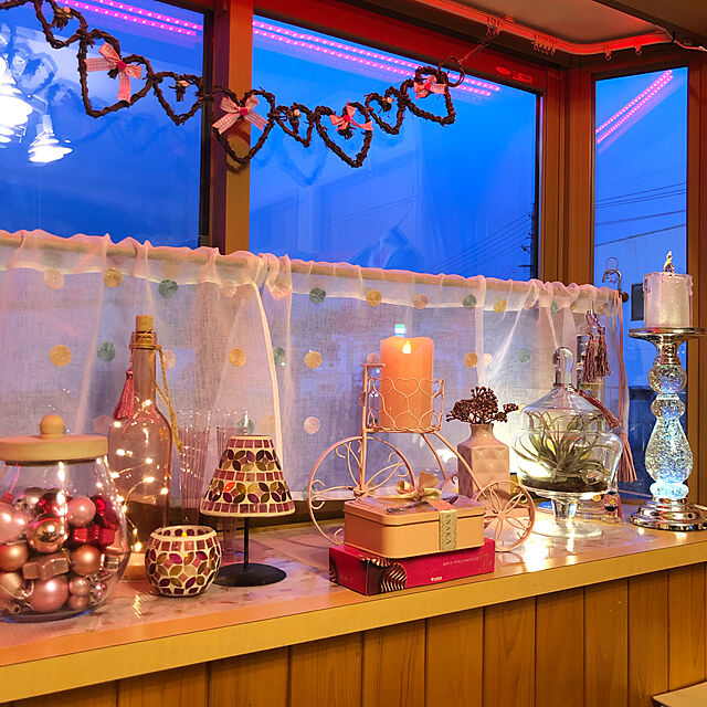 juncocoのハルモニア-アクリルLEDキャンドルライトS クリスマスオブジェの家具・インテリア写真