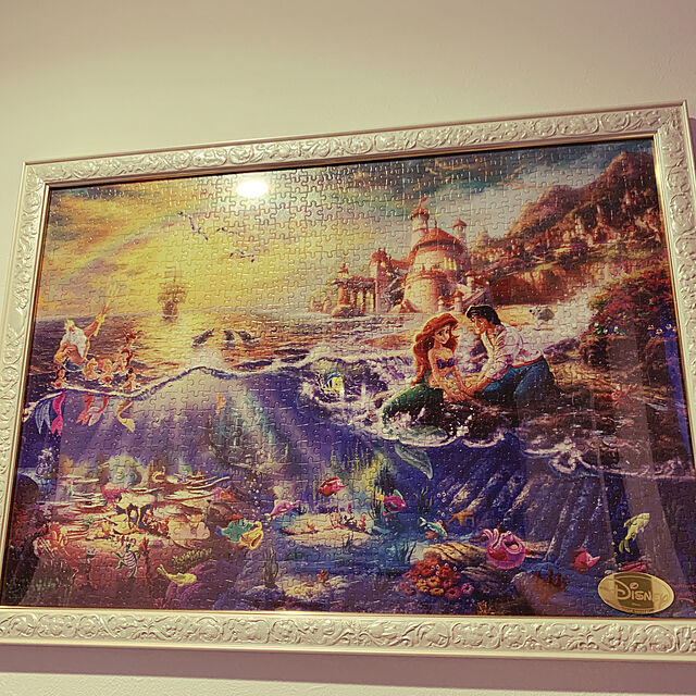 chumitanのテンヨー-テンヨー トーマス・キンケード キャンバススタイル The Little Mermaid 1000ピース(D-1000-489)ジグソーパズル 返品種別Bの家具・インテリア写真