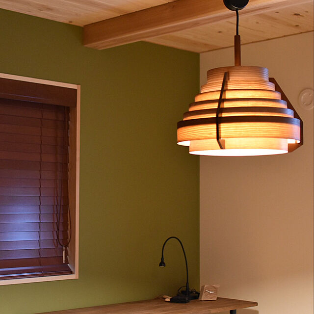 yu_s.anのYAMAGIWA-【即納】JAKOBSSON LAMP（ヤコブソンランプ）ペンダント照明 ダークブラウンφ440mm （ランプ別売）の家具・インテリア写真