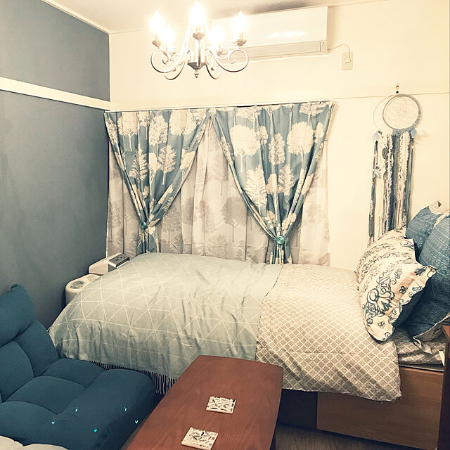 Sharmのニトリ-シングルベッドフレーム(ベルタ3 MBR/カレンチェスト40) の家具・インテリア写真