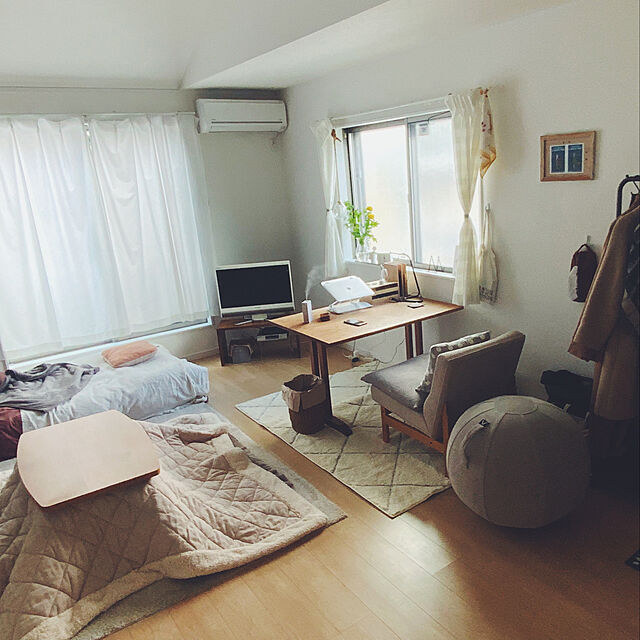 yohaku_2020の萩原-国産 タフトラグ ランバス ベニワレン風の家具・インテリア写真