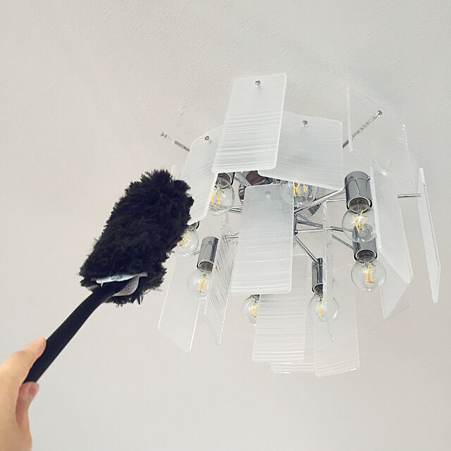 yukiの-KOIZUMI　LEDシャンデリア　簡易取付式　白熱電球４０Ｗ×８灯相当　(ランプ付)　電球色　２７００Ｋ　AA49273Lの家具・インテリア写真