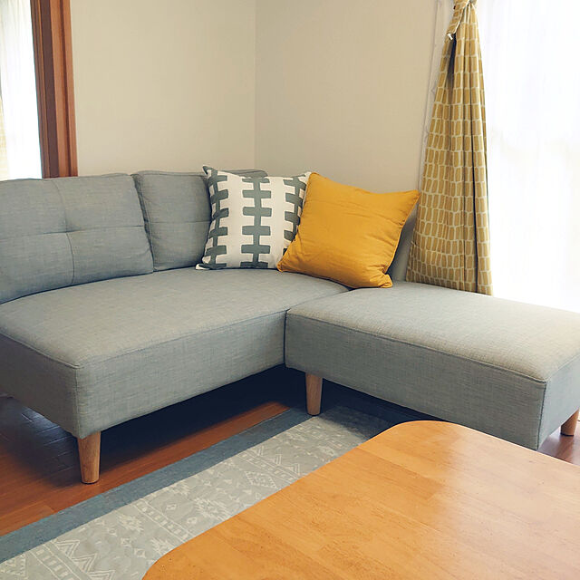 makimaki.kakaの-シンプル北欧デザインの遮光カーテン&UVカット・遮熱・ミラーレースカーテンセットの家具・インテリア写真