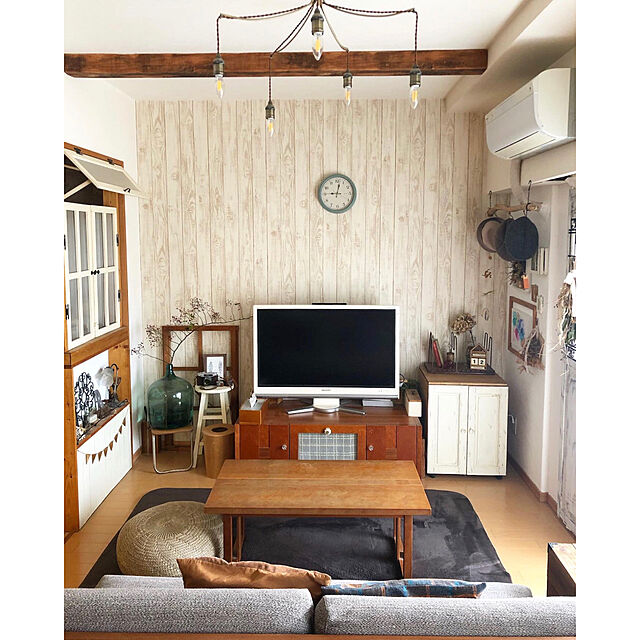 mirinamuの-【期間限定セール】もっちり低反発の厚敷きシャギーラグの家具・インテリア写真