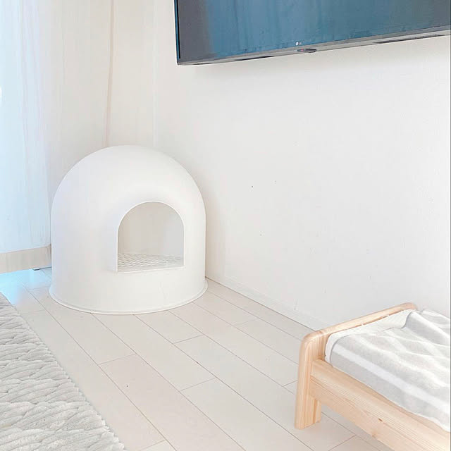 写真付きレビュー 送料無料 Pidan ピダン 猫用トイレ スノードーム型 猫 トイレ 大型 ドーム 型 猫トイレ 猫トイレ本体 おしゃれ 飛び散り防止 カバー 目隠し 猫砂 飛び散らない フルカバー ネコ スコップ 蓋 付き 消臭 大型猫トイレ 大きめ 大きい ねこ ネコ ペット