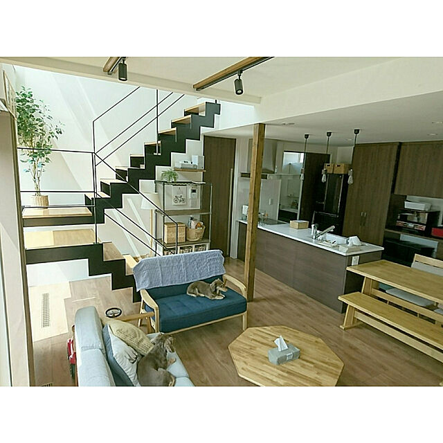 Akaneのニトリ-フロアランプ(ナチュラ2AS NA) の家具・インテリア写真