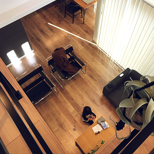 Koheiの-デザイナーズ　マルセルブロイヤー ミッドセンチュリー ワシリーチェアTEKNO社製家具MTC0004BLの家具・インテリア写真
