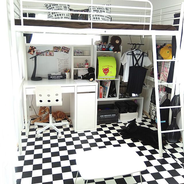 Annaのイケア-MICKE ミッケ 追加ユニット 高の家具・インテリア写真