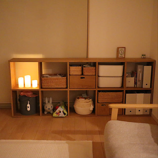 ftw.525のIKEA (イケア)-ＩＫＥＡ/イケア　GODAFTON：LEDブロックキャンドル電池式　室内/屋外用　3個セット （003.617.61）の家具・インテリア写真