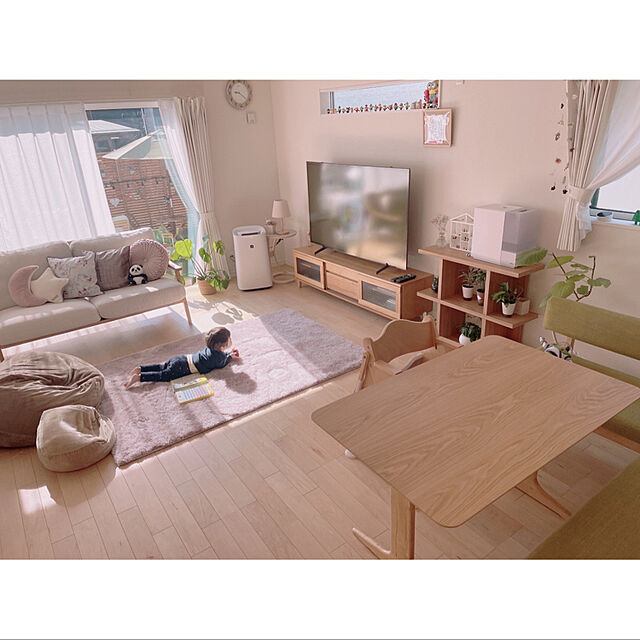 manaのニトリ-クッションカバー(IB-n-S 花柄) の家具・インテリア写真