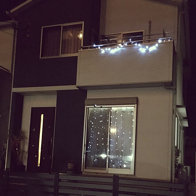 bitjyoの-LEDソーラーイルミネーションライト20m 200球  色選択  8パターン クリスマス飾り 電飾 ガーデンライト メール便限定送料無料 x-20の家具・インテリア写真