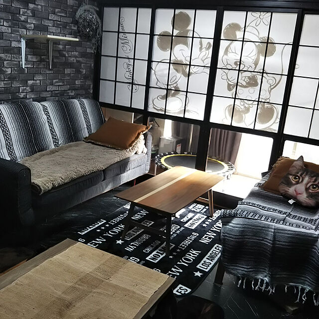 me_ta_815のニトリ-クッションカバー(IN PD フリンジBR T) の家具・インテリア写真