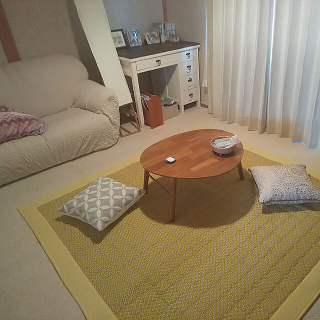 kentadayo9のニトリ-既製カーテン(オーブリー アイボリー 100X200X2) の家具・インテリア写真