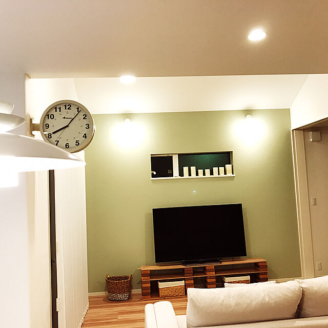n_etsukoの-D.FACE WALL CLOCK IVORYの家具・インテリア写真