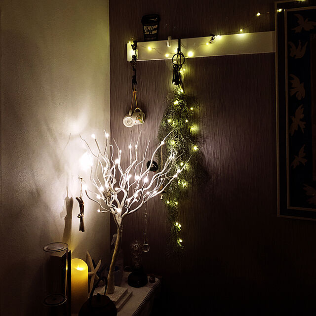 comfortの-クリスマス LEDブランチツリー Sサイズ【LED かわいい 電球 ライト LED照明 RJXN3111 LEDライト Xmas パーティー】の家具・インテリア写真
