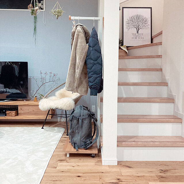 konatsuのニトリ-ジャケットハンガー トヴァー(ホワイト) の家具・インテリア写真