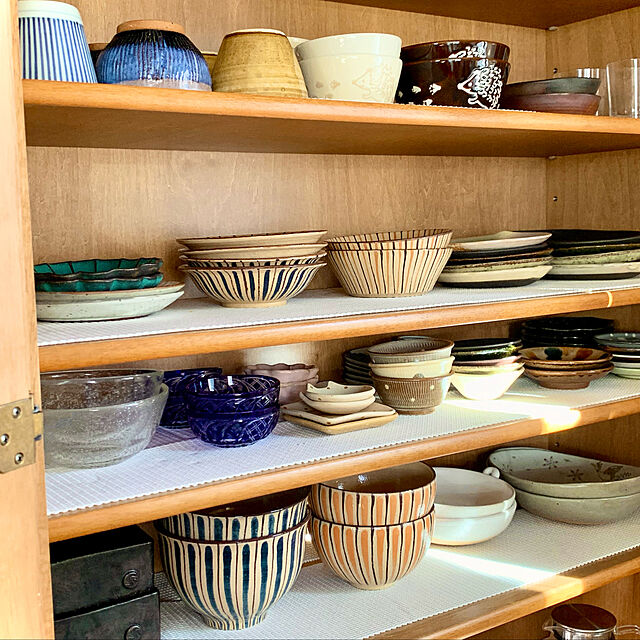 shigurenekoの-工房小春花　瀬戸　麦藁手中平鉢（藍） 陶器 作家物 うつわ 器 食器の家具・インテリア写真